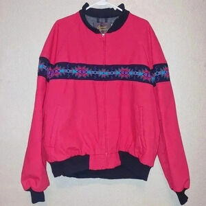 Vintage 90's Davis James USA Blanket Lined  Western Jacket Men’s Size XL